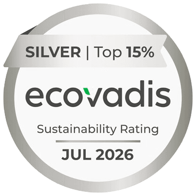 Medalla de Plata EcoVadis 2026, Top 15%