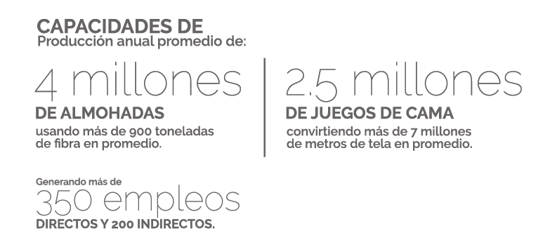 Capacidades de produccion anual